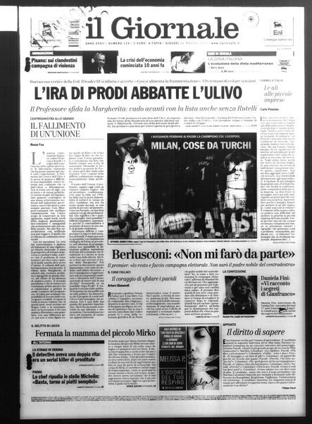 Il giornale : quotidiano del mattino